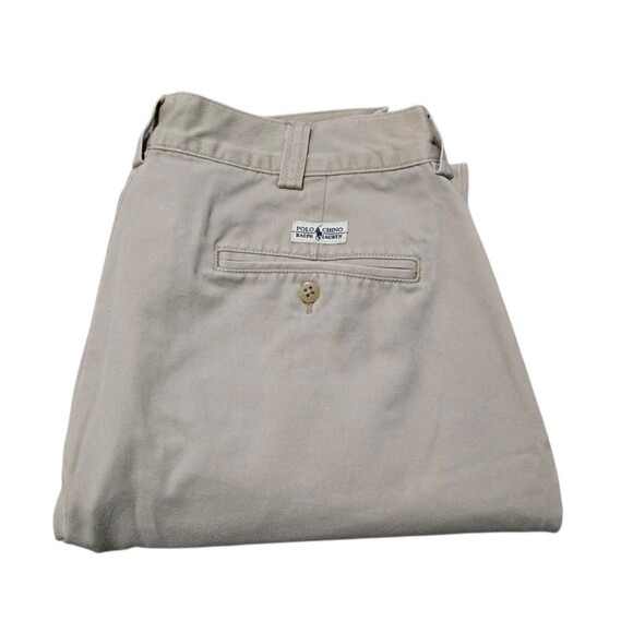 Polo Ralph Lauren Pants Mens 34x30 Vintage Philip Chino Khaki Casual - Picture 5 of 12